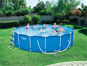 Bestway (56488) Above Ground Portable Swimming Pool For Adults 14.99ft x 3.51ft - Image 3
