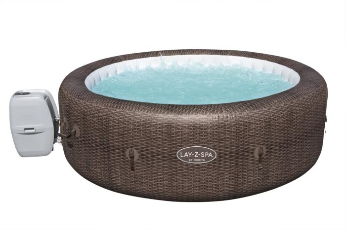 Bestway (60023) Above Ground Portable Lay Z Spa st mortiz 85in×28 in / 7ft x 2.3ft