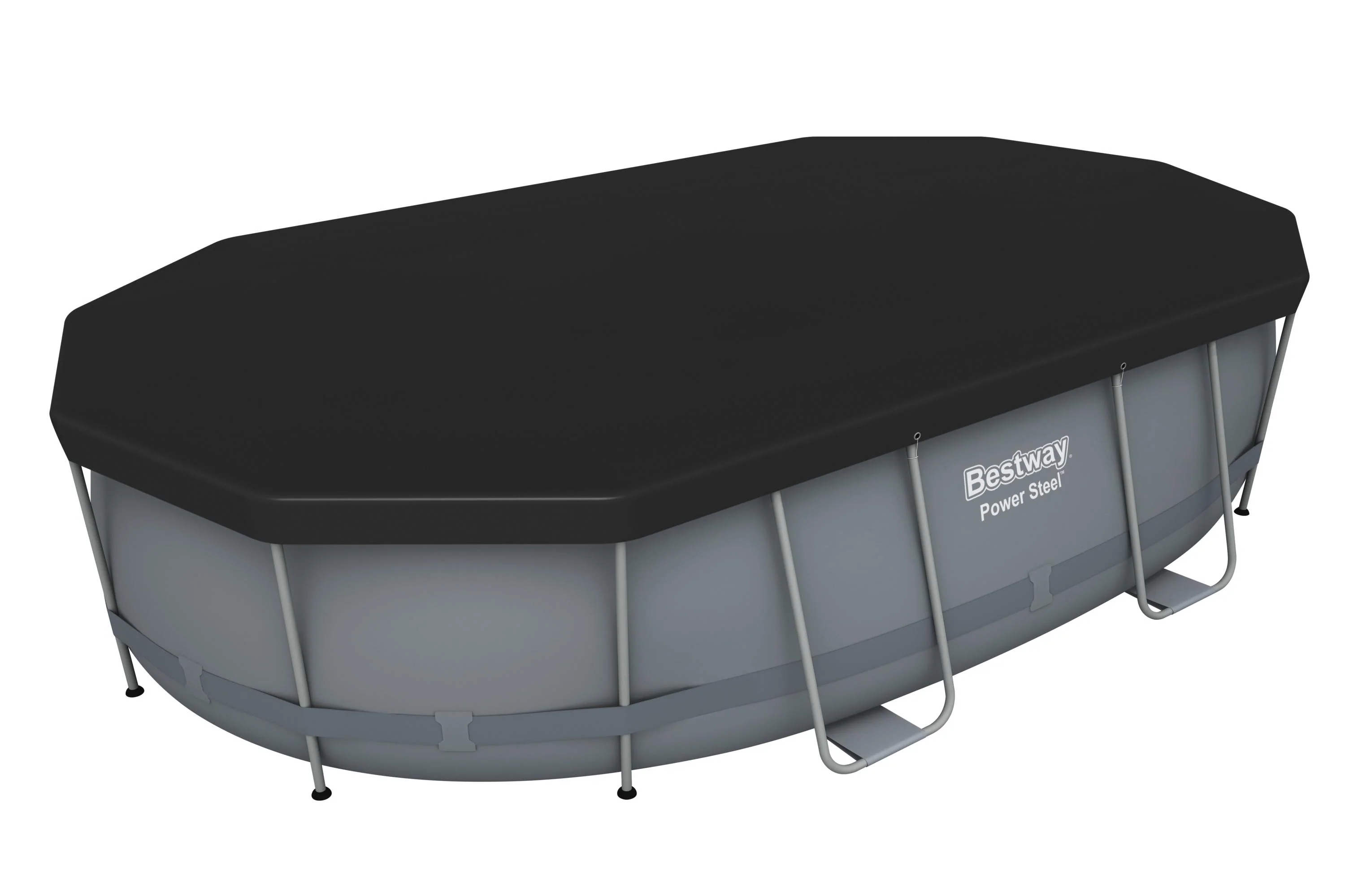 Bestway (56448) Above Ground Portable Swimming Pool For Family 16.01ft x 10ft x 3.51ft/ 4.88m x 3.05m x 1.07m For Kids And Adults - Image 4
