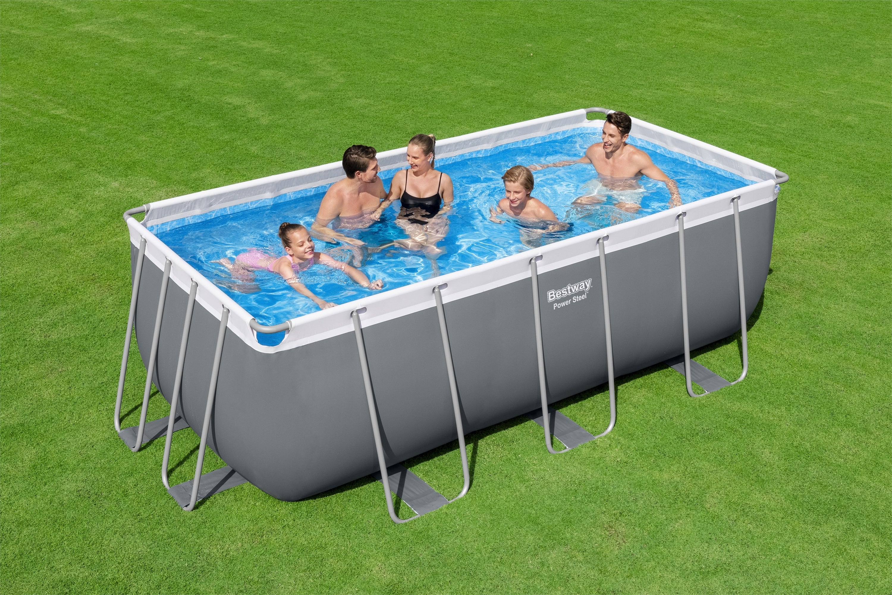 Bestway (56456) Power Steel™ Above Ground Pool Set (13 ft. 6 in. x 6 ft. 7 in. x 48 in) - Image 4