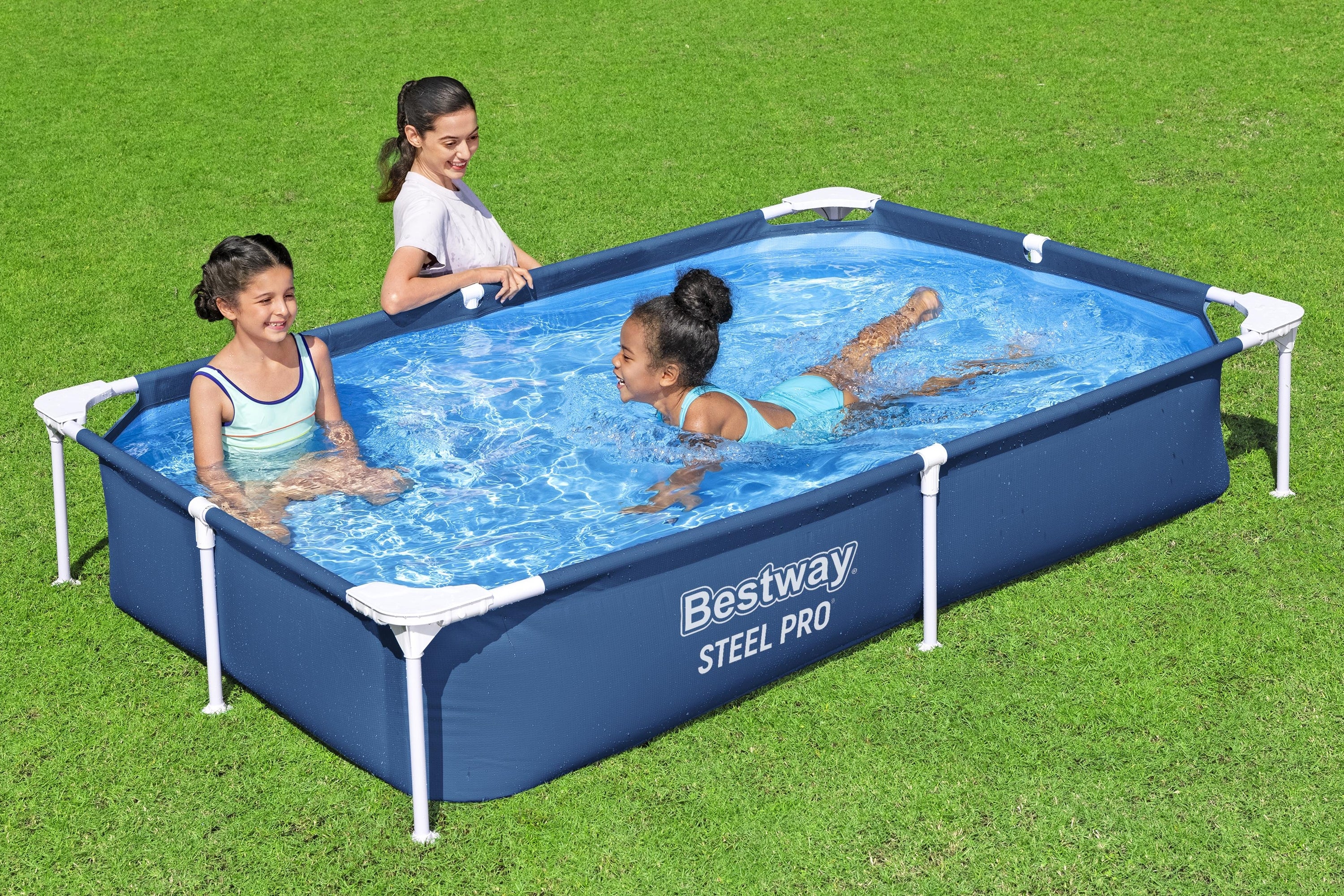 Bestway  56401 Portable Swimming Pool For Adults 7'3" x 59" x 17"/7.2 ft x 4.9 ft x 1.4 ft - Image 3