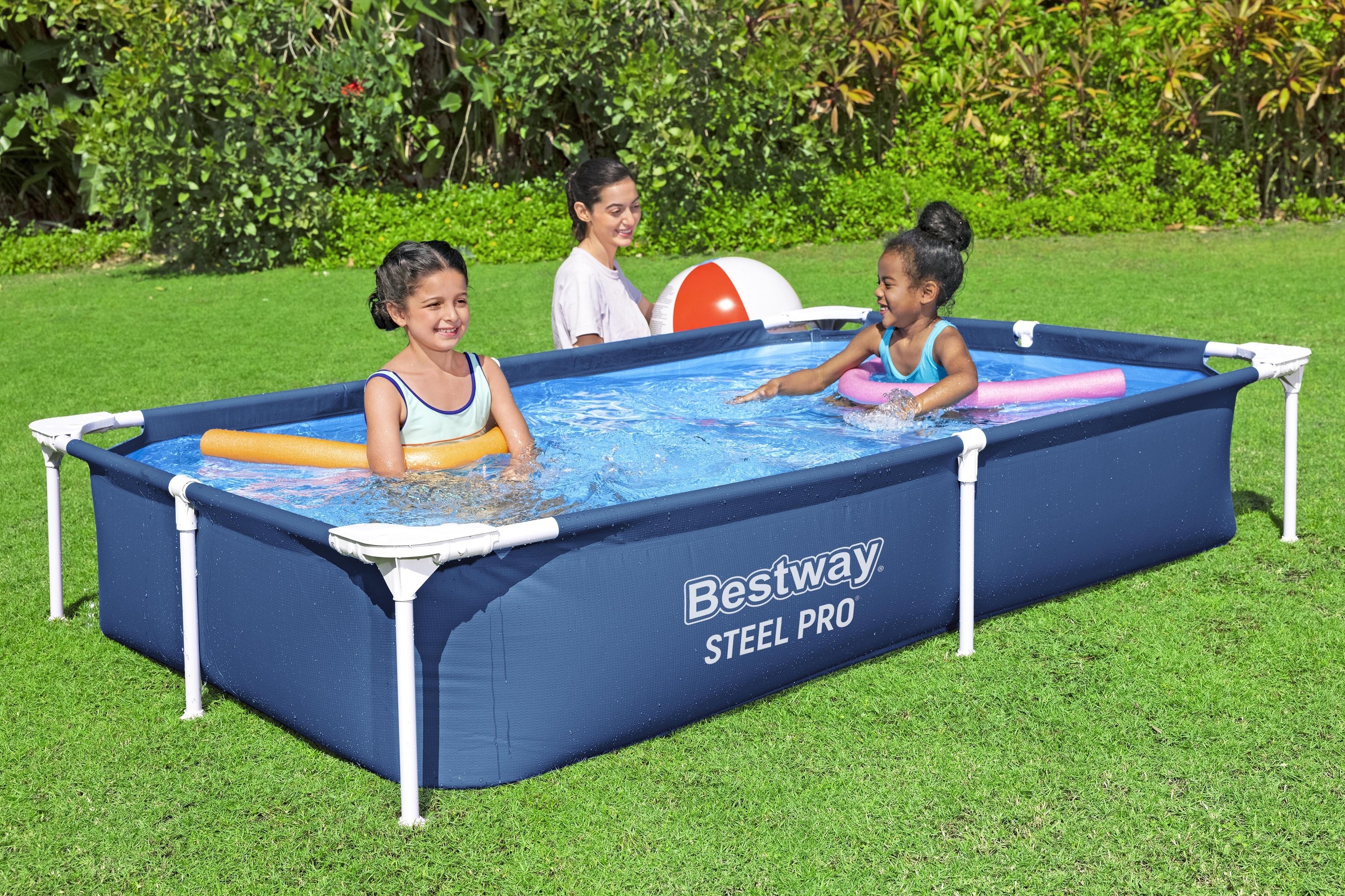 Bestway  56401 Portable Swimming Pool For Adults 7'3" x 59" x 17"/7.2 ft x 4.9 ft x 1.4 ft - Image 5