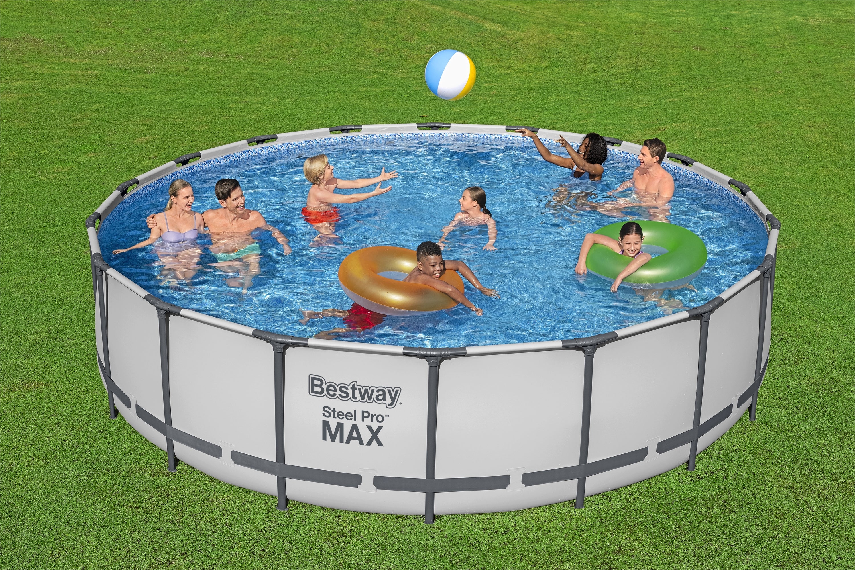 Bestway (56462) Above Ground Portable Swimming Pool Family Set 18ft x 4ft/5.49m x 1.22m - Image 4