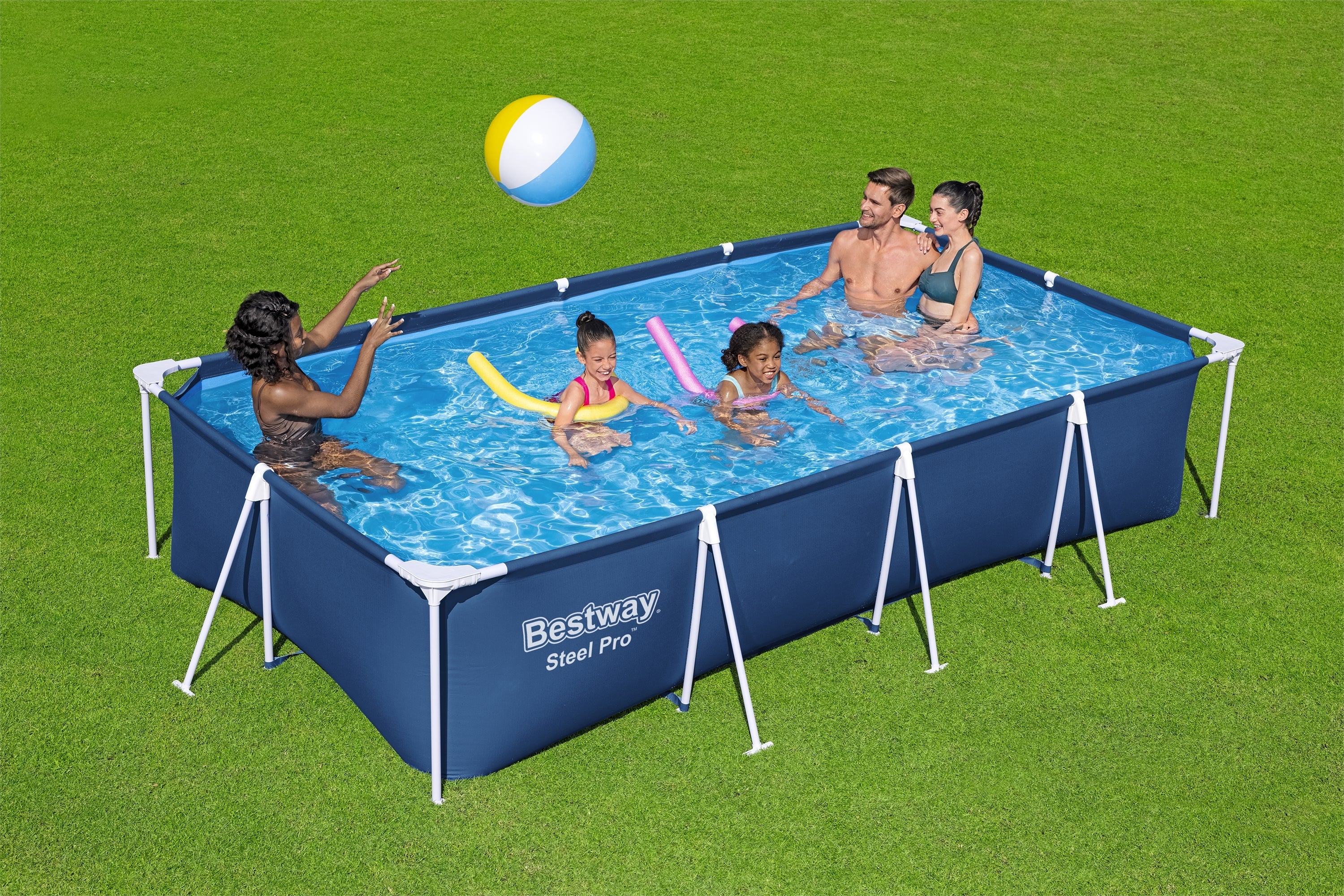 Bestway (56424) Portable Swimming Pool For Adults 13.12 ft x 6.92 ft x 2.62 ft / 4.00m x 2.11m x 81cm - Image 3