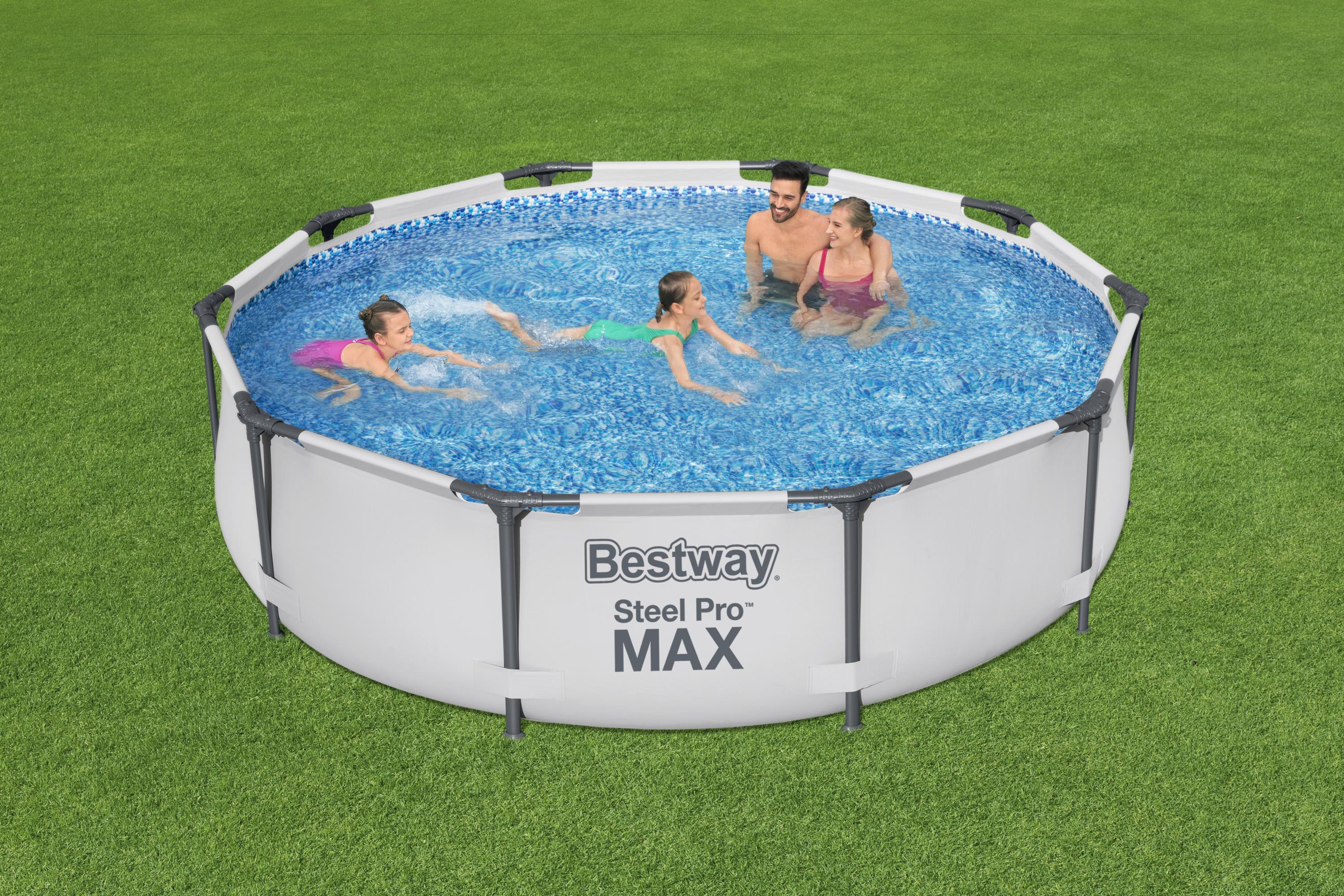 Bestway (56406) Round Portable Swimming Pool For Adults 10ft x 2.49ft / 3.05m x 76cm