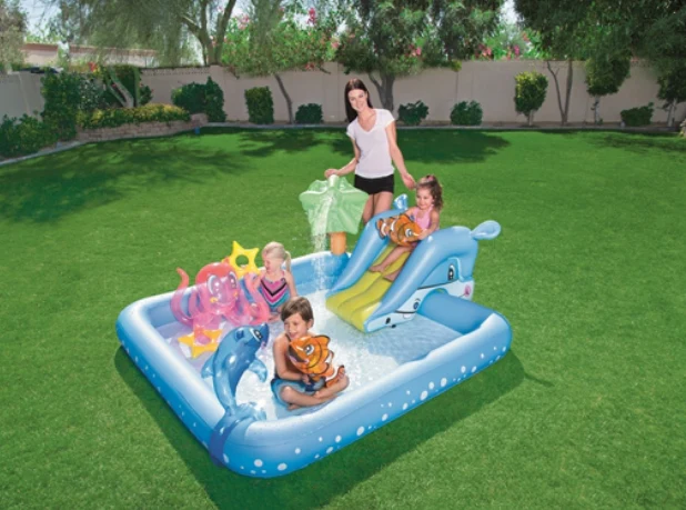 Bestway Aquarium Swimming Pool For Kids 7'10" x 6'9" x 34"/2.39m x 2.06m x 86cm - Image 3