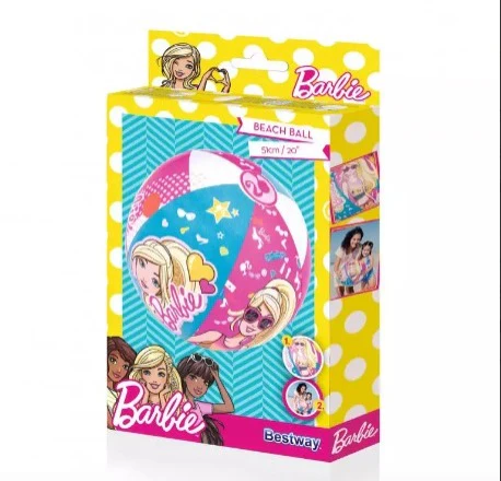 (93201) Bestway Barbie Beach Ball for Kids - Image 2