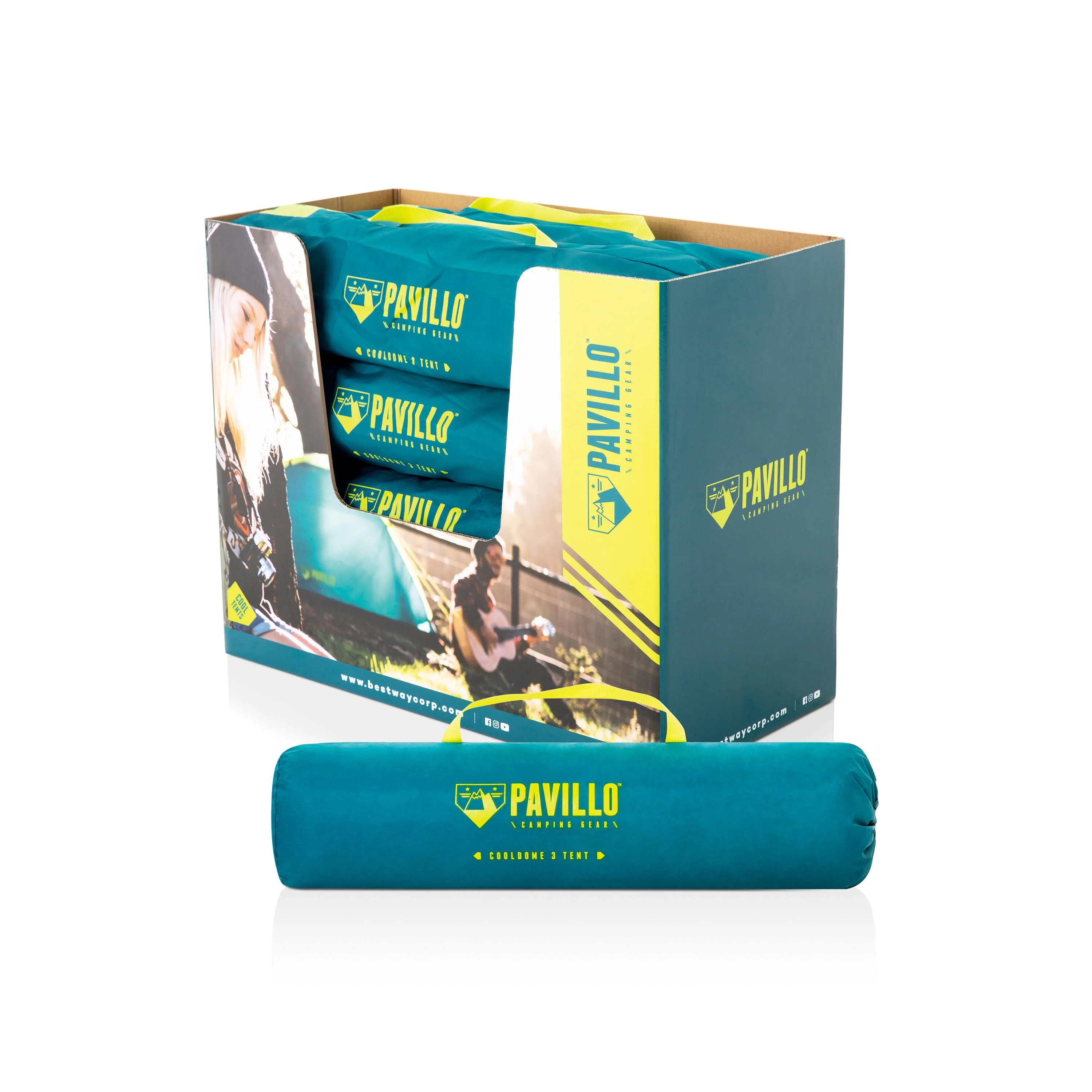 (60685) Bestway Pavillo™ Camping Tent Delhi 6'11" x 6'11" x 51" - Image 7