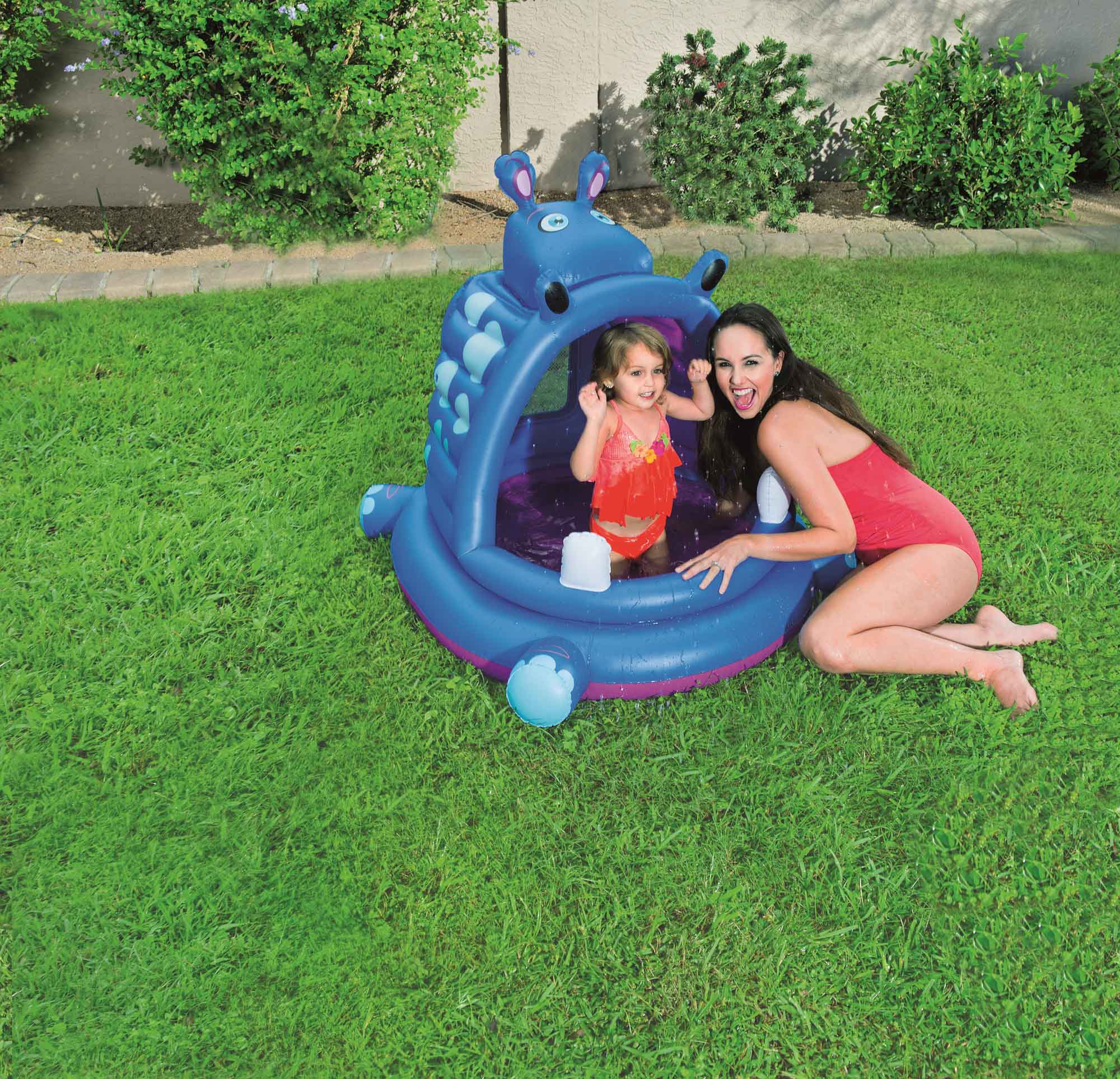 Bestway Hippo Baby Swimming Pool For Kids 44" x 39" x 38"/3.6 ft x 3.2 ft x 3.1 ft - Image 9