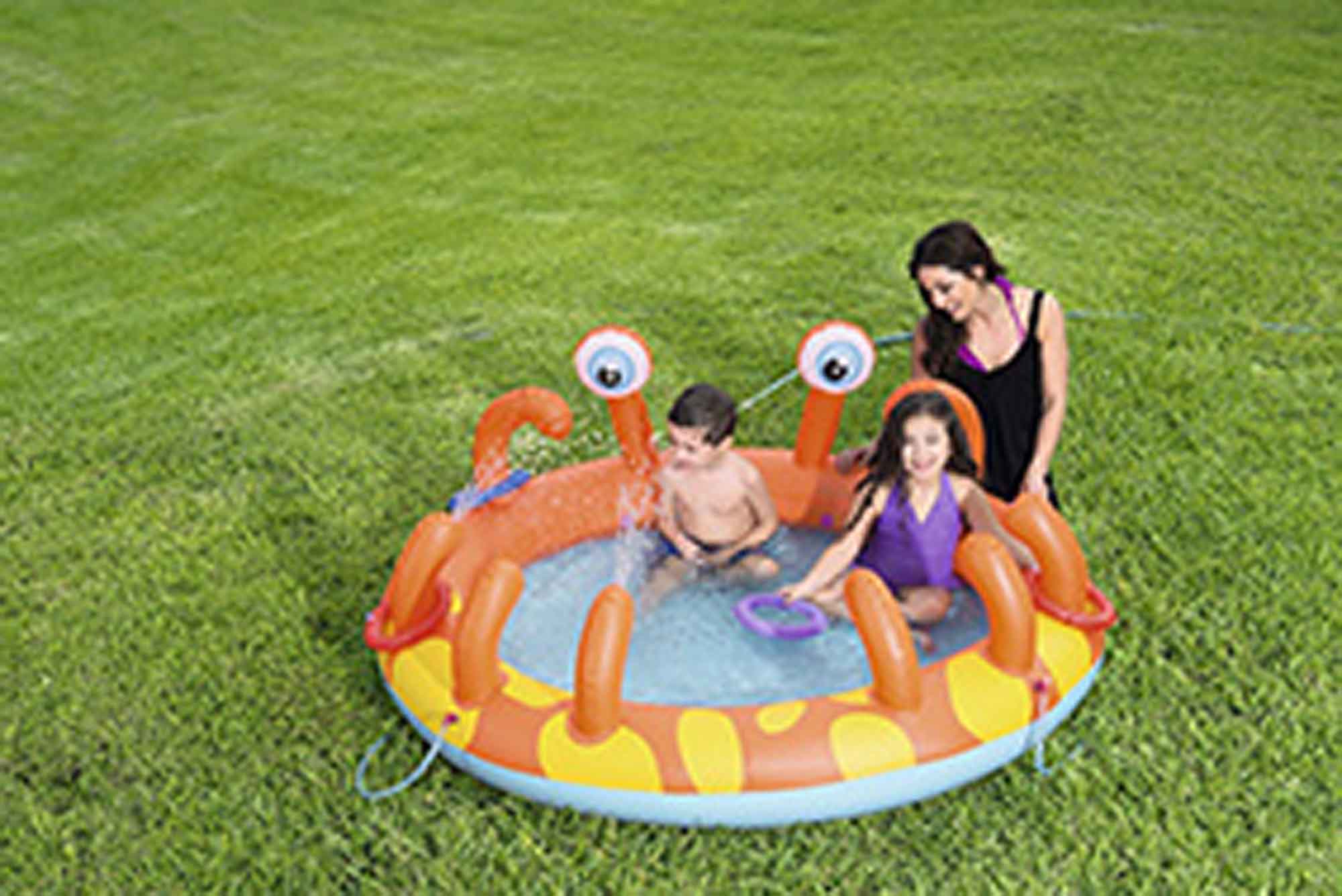 Bestway Crab Bathing Swimming Pool For Kids 65" x 59" x 25"/5.4 ft x 4.9 ft x 2 ft - Image 7