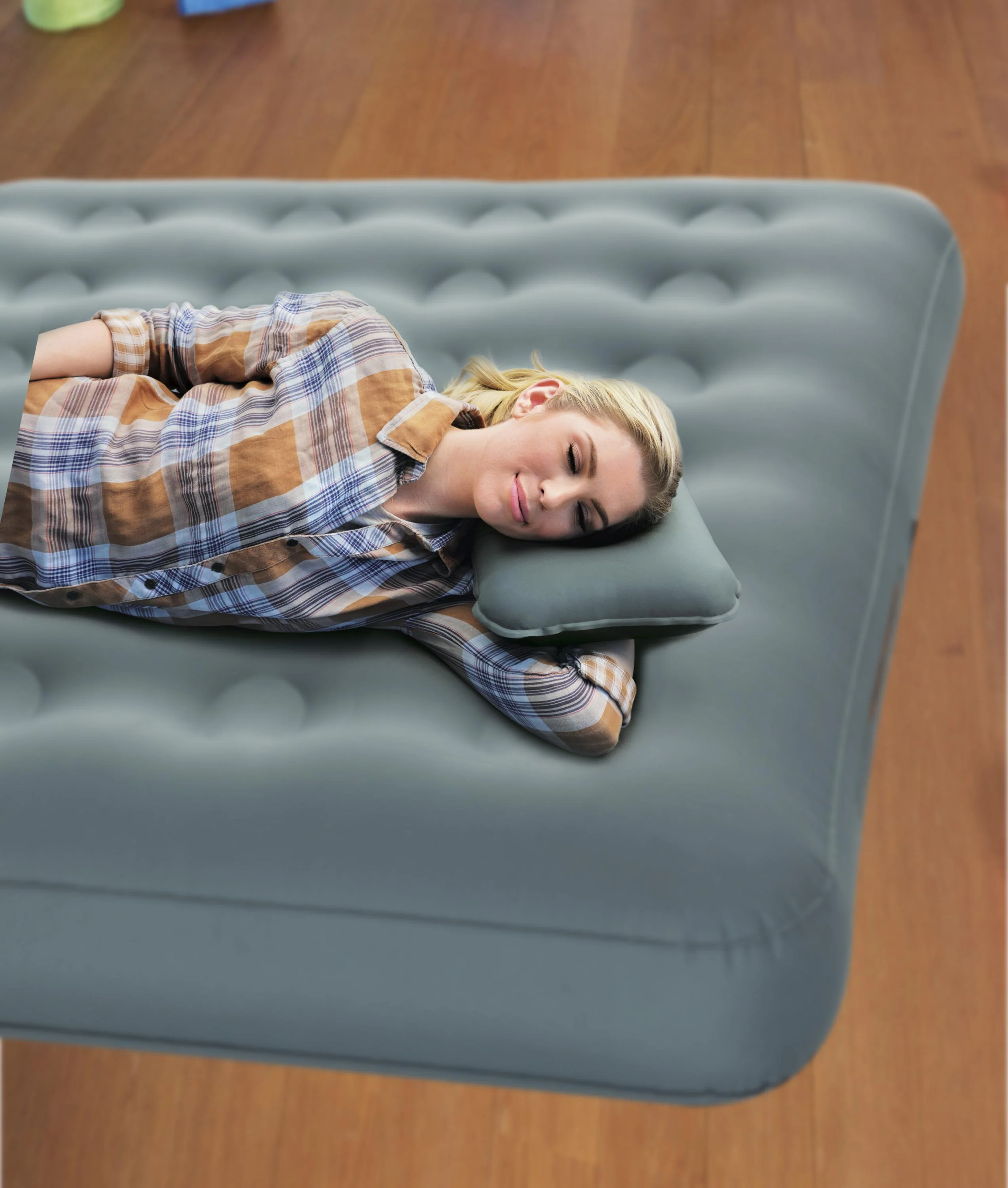 Bestway (67121) Inflatable Air Camp Pillow 1.37ft x 0.85ft x 0.32ft/42cm x 26cm x 10cm - Image 4