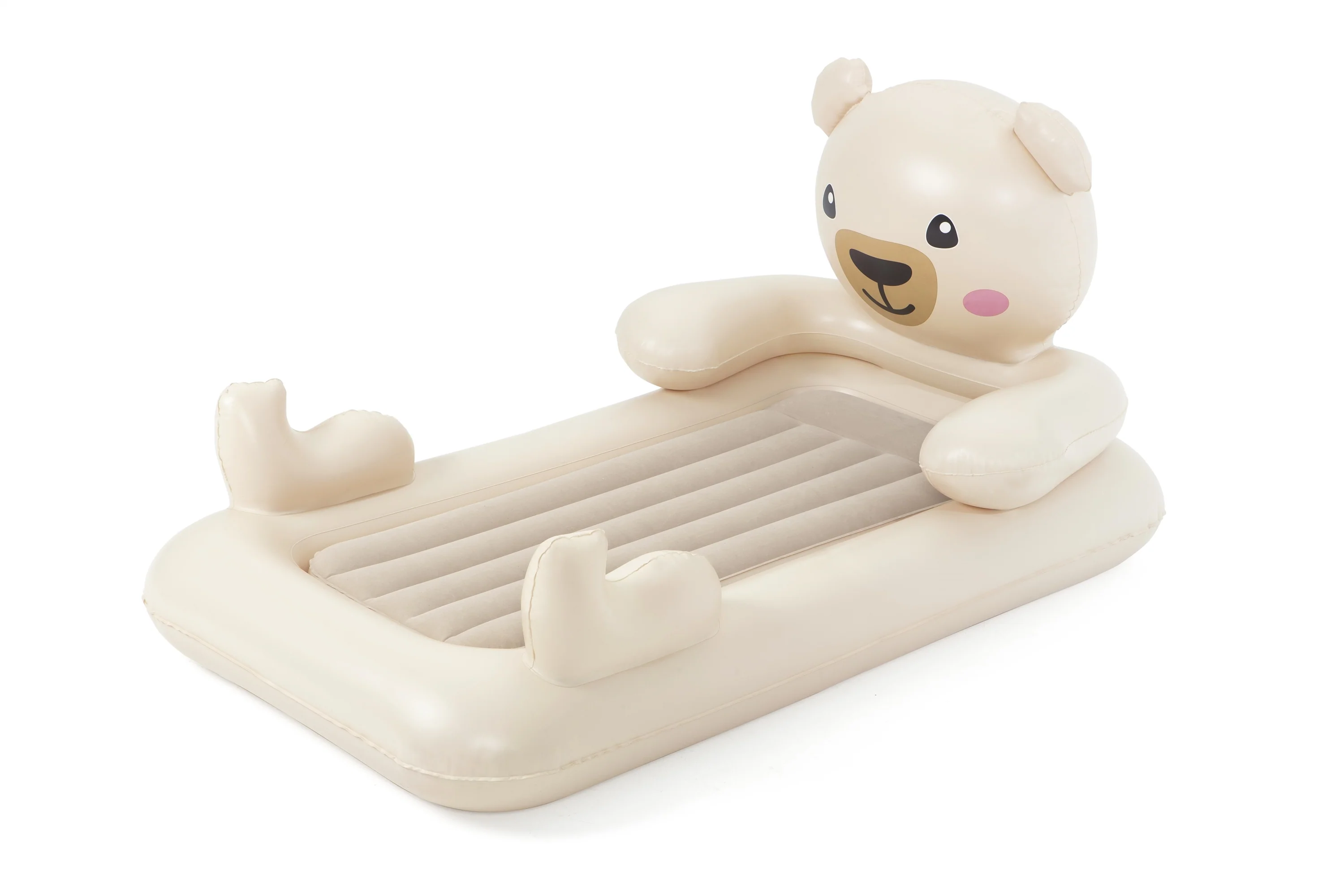 Bestway® (67712) Inflatable Teddy Bear Airbed For Kids 74" x 43" x 35"/1.88m x 1.09m x 89cm - Image 2