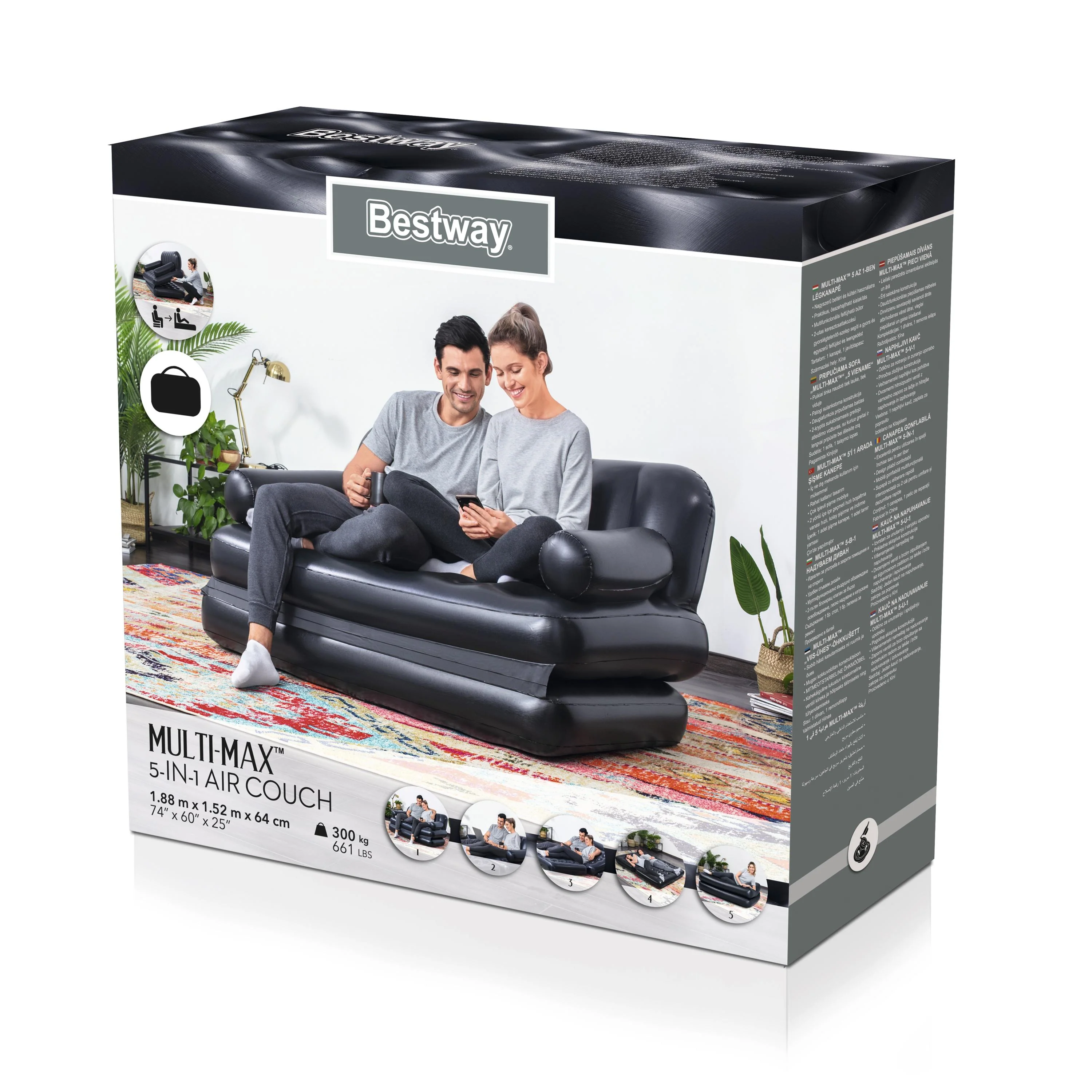 Bestway (75054) Inflatable sofa 5 in 1 Buy at wholesale price - Image 8