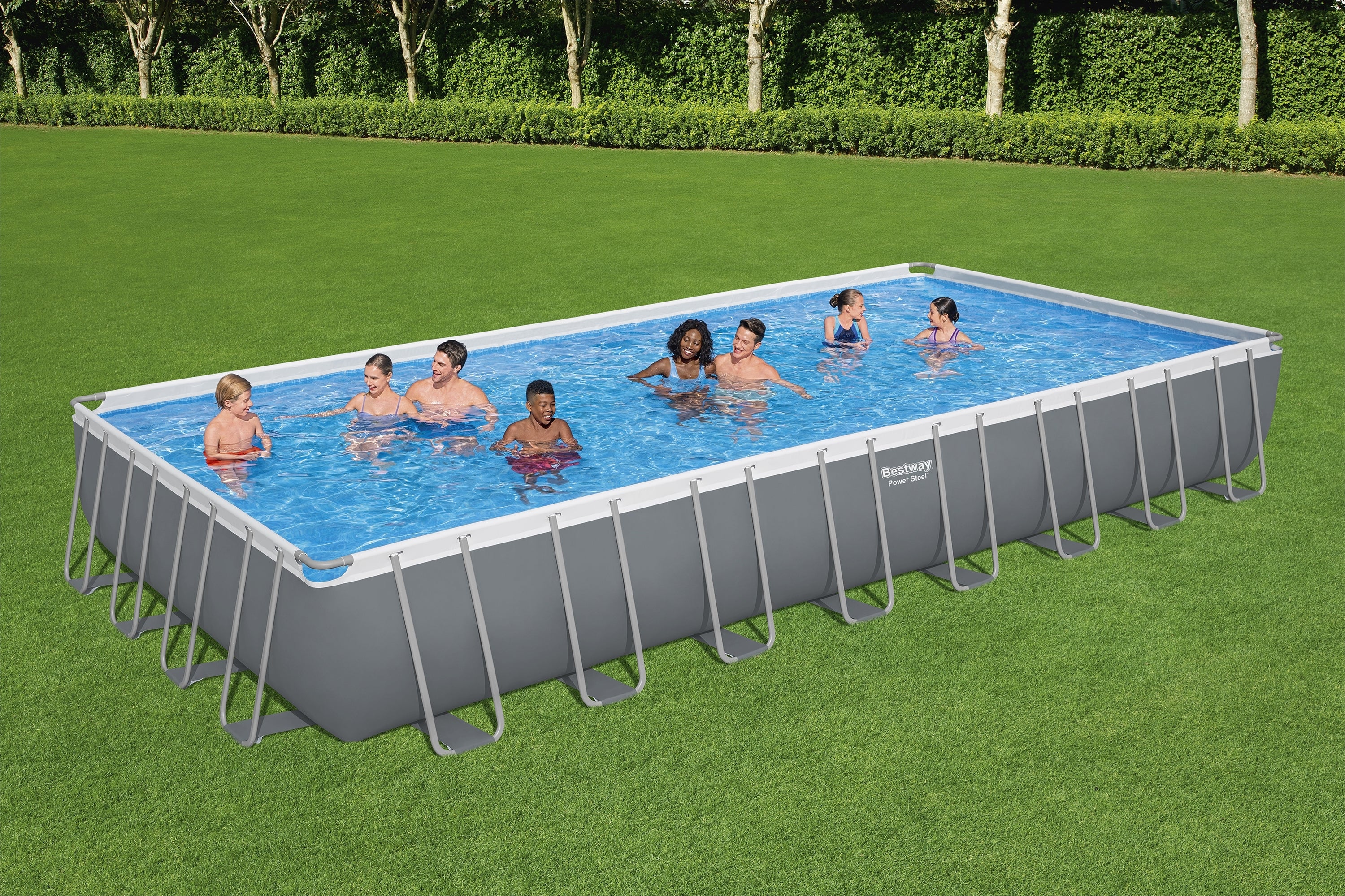 Bestway (56623) Above Ground Portable Swimming Pool Set For Adults 31.3 ft x 16 ft x 4.3 ft / 9.56m x 4.88m x1.32m - Image 6