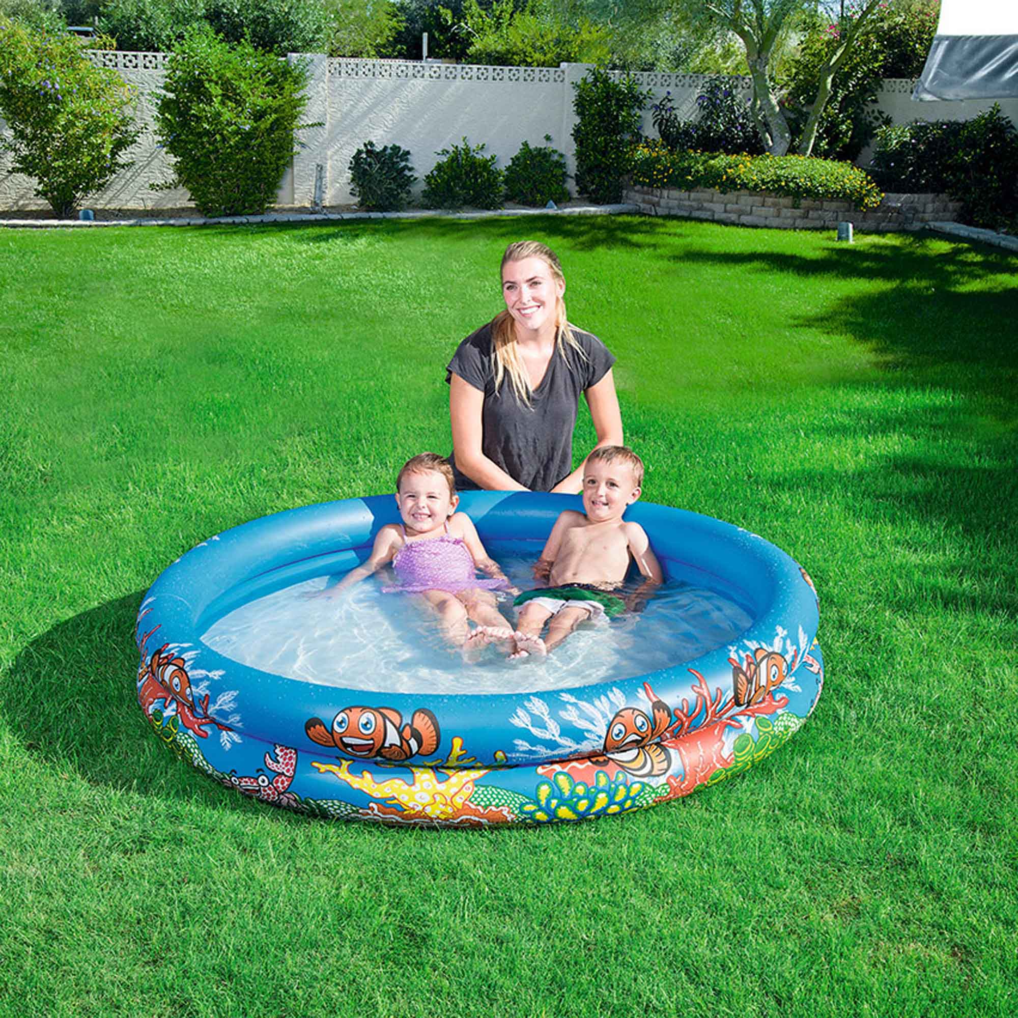 Bestway (51119) Swimming Play Pool For Kids Φ60" x H10"/4.9Ft x Height 0.8Ft - Image 3