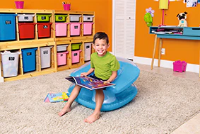 Bestway (75006) Up, In & Over™ 30" x 30"/76cm x 76cm Transparent Child's Chair - Image 11