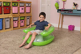 Bestway (75006) Up, In & Over™ 30" x 30"/76cm x 76cm Transparent Child's Chair - Image 14