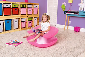 Bestway (75006) Up, In & Over™ 30" x 30"/76cm x 76cm Transparent Child's Chair - Image 15