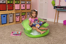 Bestway (75006) Up, In & Over™ 30" x 30"/76cm x 76cm Transparent Child's Chair - Image 6