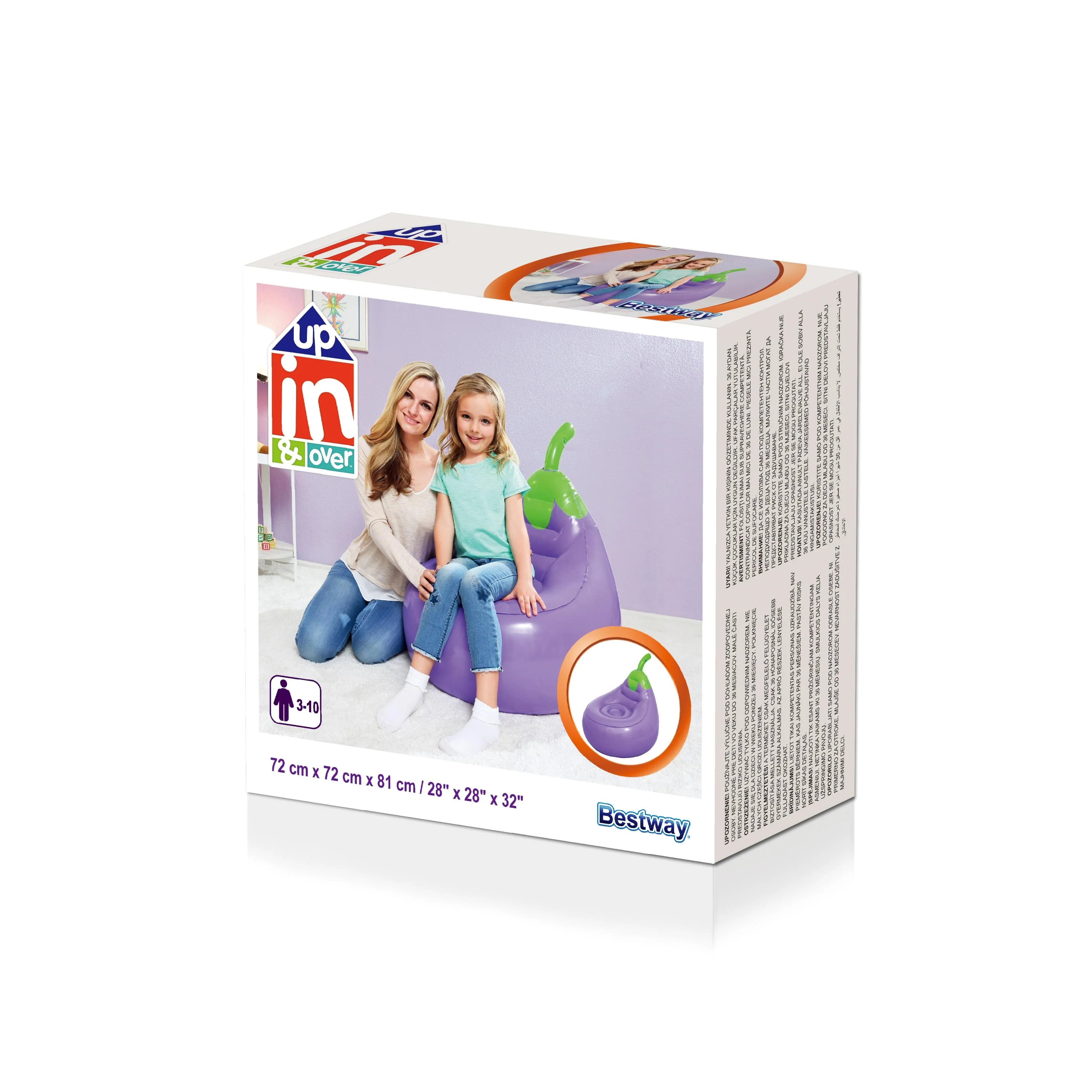 Bestway (75066) Portable Fruit Kiddie Lounge Chair - Image 11